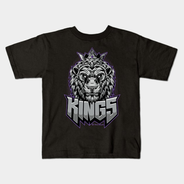 The Kings! Kids T-Shirt by vecturo